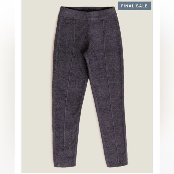 Barefoot Dreams CozyChic Ultra Lite® Youth Seamed Legging, black, size 6/7 - Picture 9 of 9